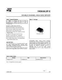 Datasheet VND830LSP-E manufacturer STMicroelectronics