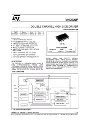 Datasheet VND830P13TR manufacturer STMicroelectronics