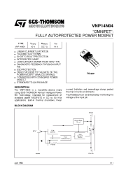 Datasheet VNP14N04 manufacturer STMicroelectronics