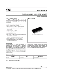 Datasheet VNQ830A manufacturer STMicroelectronics