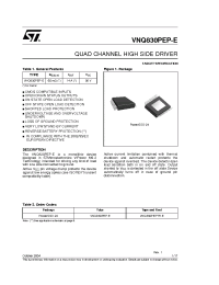 Datasheet VNQ830PEPTR-E manufacturer STMicroelectronics