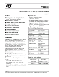 Datasheet VS6502V015 manufacturer STMicroelectronics