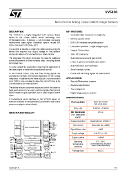 Datasheet VV5430C001 manufacturer STMicroelectronics