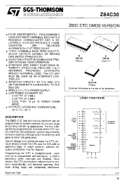 Datasheet Z84C30AC6 manufacturer STMicroelectronics