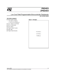 Datasheet ZPSD402A1V-C-25U manufacturer STMicroelectronics
