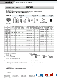 Datasheet CDEP105-0R1B-32 manufacturer Sumida