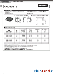 Datasheet CMD6D11BNP-101MC manufacturer Sumida