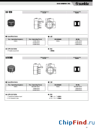 Datasheet LC-128B manufacturer Sumida