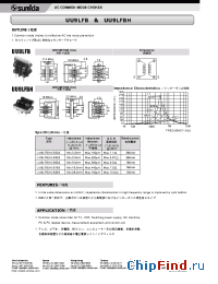 Datasheet UU9LFB-B283 manufacturer Sumida