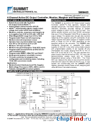 Datasheet SMM465FR03 manufacturer Summit