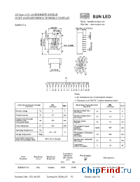 Datasheet XAMR13C-A manufacturer SunLED