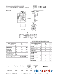 Datasheet XAUG13C-A manufacturer SunLED
