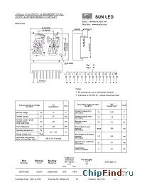 Datasheet XAUY14A2 manufacturer SunLED