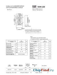 Datasheet XAUY30C manufacturer SunLED