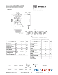 Datasheet XAUY60A manufacturer SunLED