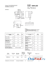 Datasheet XDMR08A-A manufacturer SunLED