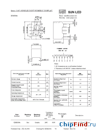 Datasheet XDMR09A manufacturer SunLED