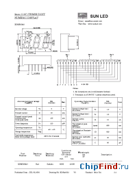 Datasheet XDMR09A3 manufacturer SunLED
