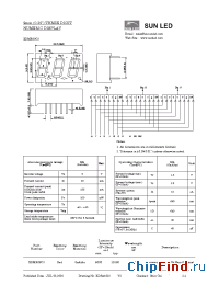 Datasheet XDMR09C3 manufacturer SunLED