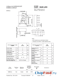 Datasheet XDMR11A manufacturer SunLED