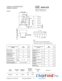 Datasheet XDMR11C manufacturer SunLED