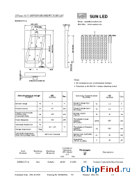 Datasheet XDMR127C-A manufacturer SunLED