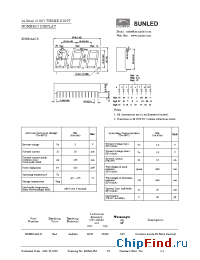 Datasheet XDMR14A3-B manufacturer SunLED
