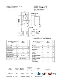 Datasheet XDMR14C-1 manufacturer SunLED