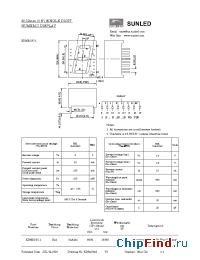 Datasheet XDMR20C-1 manufacturer SunLED