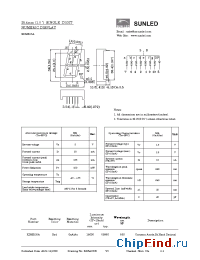 Datasheet XDMR25A manufacturer SunLED
