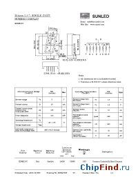 Datasheet XDMR25C manufacturer SunLED