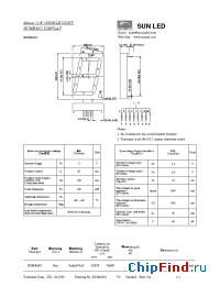 Datasheet XDMR46C manufacturer SunLED