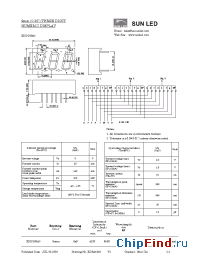 Datasheet XDUG09A3 manufacturer SunLED