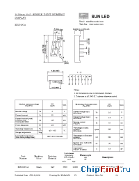 Datasheet XDUG10C-A manufacturer SunLED