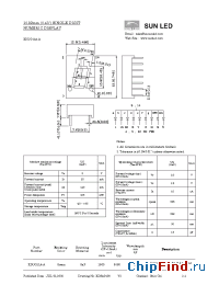 Datasheet XDUG11A-A manufacturer SunLED