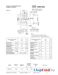 Datasheet XDUG14A-1 manufacturer SunLED