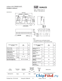 Datasheet XDUG14C3-B manufacturer SunLED