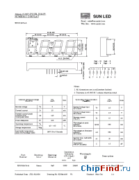Datasheet XDUG14C4-A manufacturer SunLED