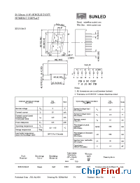 Datasheet XDUG20A-B manufacturer SunLED