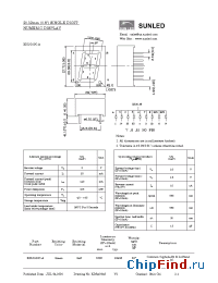 Datasheet XDUG20C-A manufacturer SunLED