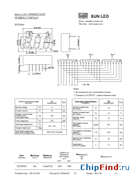 Datasheet XDUR09A3 manufacturer SunLED