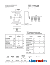 Datasheet XDUR100A-A manufacturer SunLED