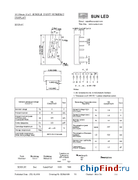 Datasheet XDUR10C manufacturer SunLED