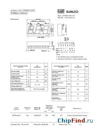 Datasheet XDUR14A3-B manufacturer SunLED