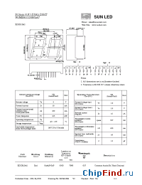 Datasheet XDUR20A2 manufacturer SunLED