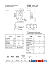 Datasheet XDUR20A-B manufacturer SunLED