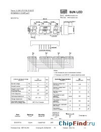 Datasheet XDUY07C4 manufacturer SunLED