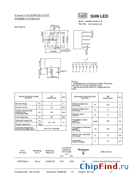 Datasheet XDUY08A-A manufacturer SunLED
