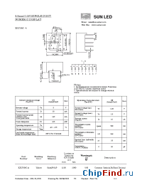 Datasheet XDUY08C-A manufacturer SunLED