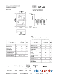 Datasheet XDUY100A-A manufacturer SunLED